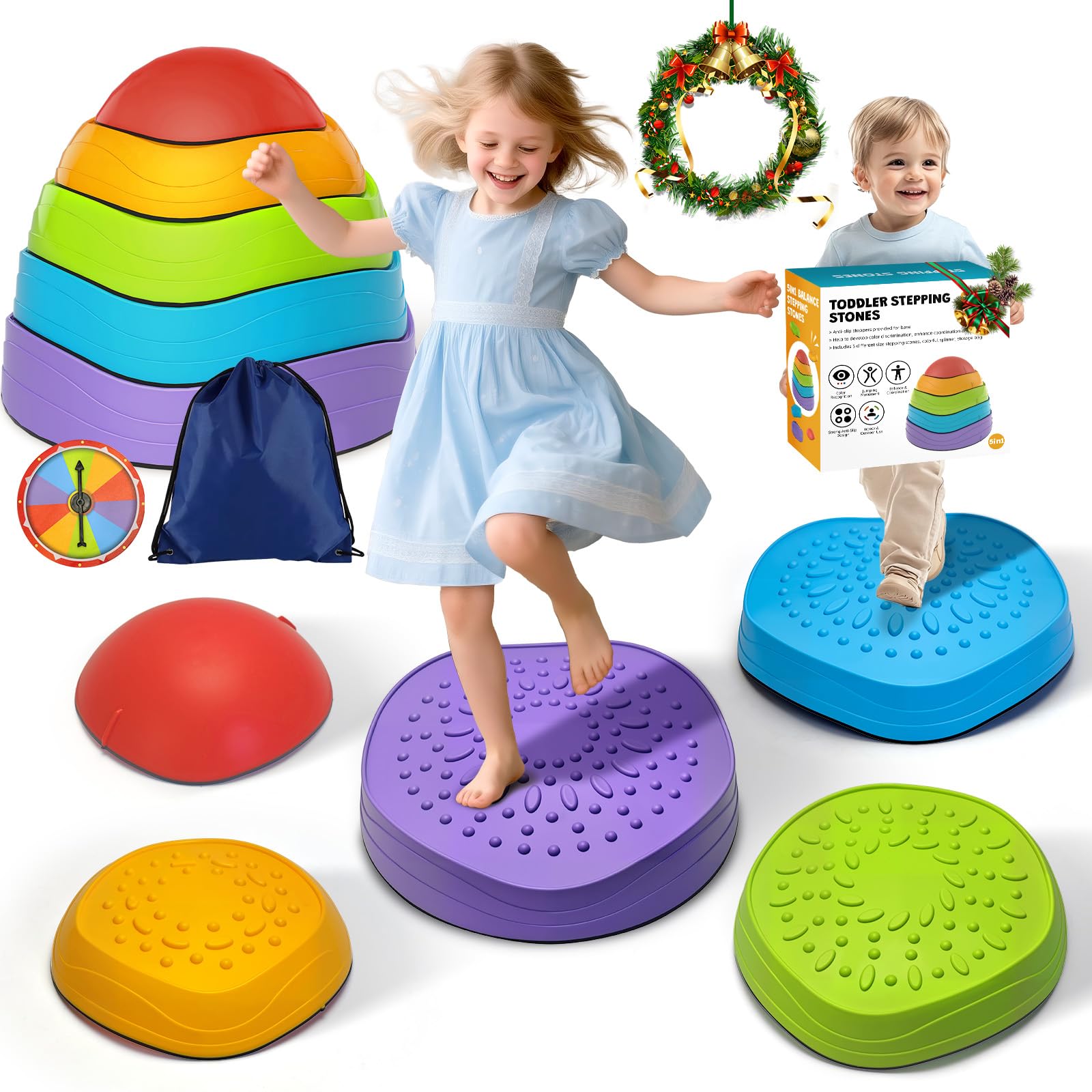 Amazon.com: OZMI Stepping Stones for Kids Toddlers, Non-Slip